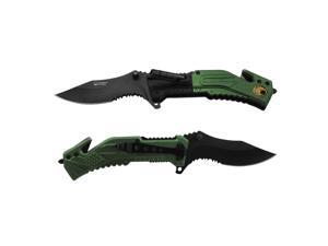 Outdoor Nation Folding Pocket Knife, Seatbelt Cutter & Glass Breaker Outdoor Nation Folding Pocket Knife, Seatbelt Cutter & Glass Breaker