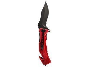 Outdoor Nation Folding Pocket Knife, Seatbelt Cutter & Glass Breaker Outdoor Nation Folding Pocket Knife, Seatbelt Cutter & Glass Breaker