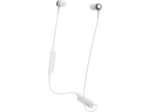 Audio-Technica ATH-CK200BT Bluetooth Wireless In-Ear Headphones with In-Line Mic & Control, White Audio-Technica ATH-CK200BT Bluetooth Wireless In-Ear Headphones with In-Line Mic & Control, White