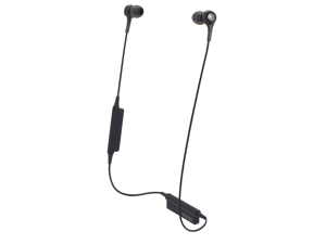 Audio-Technica ATH-CK200BTBK Bluetooth Wireless In-Ear Headphones with In-Line Mic & Control, Black Audio-Technica ATH-CK200BTBK Bluetooth Wireless In-Ear Headphones with In-Line Mic & Control, Black
