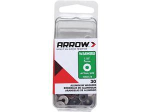 Arrow 1/8 In. Aluminum Rivet Washer (30-Pack) WA1/8 Arrow 1/8 In. Aluminum Rivet Washer (30-Pack) WA1/8