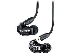 Shure SE215 Wired Sound Isolating Earphones - Black