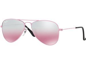 Ray-Ban 0RJ9506S Pilot Sunglasses for Unisex - Size - 50 (Pink Mirror Silver Gradient)