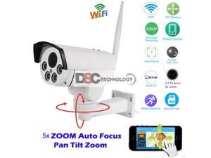 Full HD 2.0MP 1080P Wifi IP Wireless Security Cameras Outdoor Waterproof Cctv Pan Tilt Zoom PTZ Camera With Built-in Micro SD Card Slot Day Night Vision Mobilephone Remote View