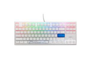 Ducky One 2 White TKL RGB - MX Silver Switch Keyboard