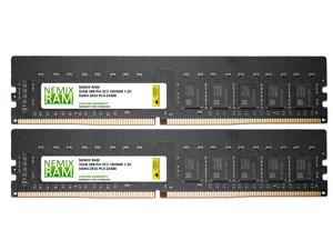 NEMIX RAM 64GB 2x32GB DDR4-3200 PC4-25600 2Rx8 ECC Unbuffered 
