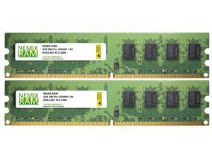 4GB (2x2GB) DDR2 667 (PC2 5300) Desktop Memory Module 4GB (2x2GB) DDR2 667 (PC2 5300) Desktop Memory Module