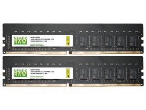 NEMIX RAM 32GB 2x16GB DDR4-2666 PC4-21300 2Rx8 ECC Unbuffered Memory