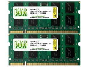 PC2-4200 EW765AA#ABA 2GB DDR2-533 RAM Memory Upgrade for The Compaq HP Biz Note Hidden nc6320