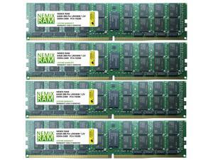 NEMIX RAM 256GB 4x64GB DDR4-2400MHz PC4-19200 4Rx4 ECC Load Reduced Memory