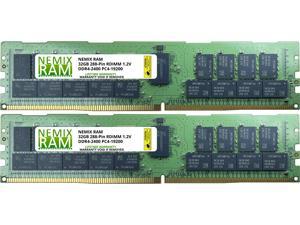 NEMIX RAM 64GB 2x32GB DDR4-2400 PC4-19200 2Rx4 ECC Registered Memory