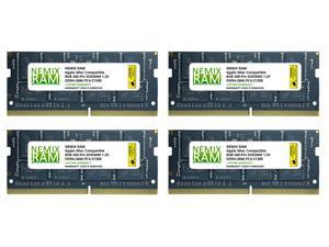 32GB (4x8GB) DDR4-2666MHz PC4-21300 SO-DIMM Memory for Apple 27" iMac with Retina 5K Display Mid 2020 (iMac 20,1 iMac 20,2) by NEMIX RAM 32GB (4x8GB) DDR4-2666MHz PC4-21300 SO-DIMM Memory for Apple 27" iMac with Retina 5K Display Mid 2020 (iMac 20,1 iMac 20,2) by NEMIX RAM