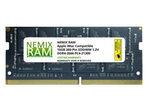 16GB DDR4-2666MHz PC4-21300 SO-DIMM Memory for Apple 27" iMac with Retina 5K Display Mid 2020 (iMac 20,1 iMac 20,2) by NEMIX RAM 16GB DDR4-2666MHz PC4-21300 SO-DIMM Memory for Apple 27" iMac with Retina 5K Display Mid 2020 (iMac 20,1 iMac 20,2) by NEMIX RAM