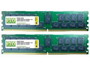 256GB Kit 2x128GB DDR4-3200 PC4-25600 8Rx4 ECC Registered Memory by Nemix Ram
