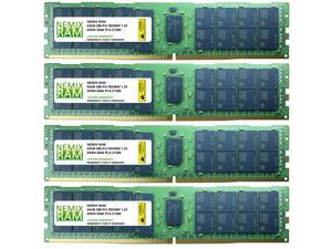256GB 4x64GB DDR4-2666 PC4-21300 2Rx4 RDIMM ECC Registered Memory by Nemix Ram