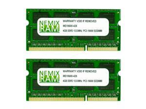 NEMIX RAM 8GB (2X4GB) DDR3 1333 PC3-10600 SODIMM Memory for Apple MacBook Pro 2011 NEMIX RAM 8GB (2X4GB) DDR3 1333 PC3-10600 SODIMM Memory for Apple MacBook Pro 2011