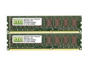 2GB (2x1GB) DDR 333 (PC 2700) Desktop Memory Module