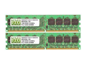 2GB (2x1GB) DDR2 533 (PC2 4200) Desktop Memory Module 2GB (2x1GB) DDR2 533 (PC2 4200) Desktop Memory Module