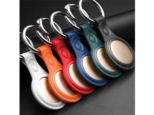 4 Pack Anti-Lost Leather Case for AirTag，XINZOKYC Protective Case Cover with Keychain Ring Designed,Safety Airtag Tracking Locator Anti-Lost Tracker Finder Protector【Multiple Colours 】 