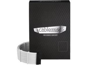 CableMod C-Series Pro ModMesh Sleeved Cable Kit for Corsair RM Black Label/RMi/RMX (White)