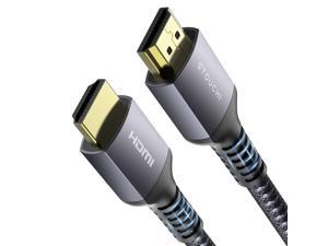 4K HDMI Cable 10ft, Stouchi 18Gbps High Speed HDMI 2.0 Braided HDMI Cord, 4K 60Hz, HDR, HDCP 2.2, 1080p, 2160P, Ethernet, 3D, Audio Return(ARC) Compatible for Monitor UHD TV PC PS4 Xbox Blu-ray