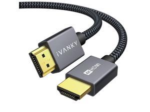 4K HDMI Cable 50 ft, iVANKY 18Gbps High Speed HDMI 2.0 Cable, Braided HDMI Cord Supports 4K@60Hz, HDCP 2.2, 1080p, Ethernet, ARC, 3D