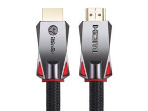 4K HDR HDMI Cable 4 Feet, 18Gbps 4K 120Hz, 4K 60Hz(4:4:4 HDR10 ARC HDCP2.2) 1440p 144Hz High Speed Ultra HD Bi-Directional Cord 26AWG Compatible with Apple-TV Ps4 Xbox One