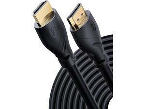 PowerBear 4K HDMI Cable 50 ft | High Speed, Rubber & Gold Connectors, 4K @ 60Hz, Ultra HD, 2K, 1080P, & ARC Compatible for Laptop, Monitor, PS5, PS4, Xbox One, Fire TV, Apple TV & More