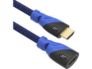 4K HDMI Extension Cable 3ft Male to Female Extender - 3 Feet