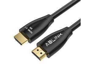 8K HDMI Cable 3 ft,Ultra High Speed HDMI Cable 48Gbps, 8K 60Hz 4K 120Hz Support eARC HDR Compatible with Apple TV Roku Samsung QLED Sony LG Nintendo Switch PS5 Xbox One