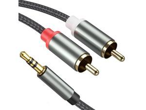 10M 30FT 3.5mm Stereo Male to 2 RCA Female extension Cable Audio Speaker 