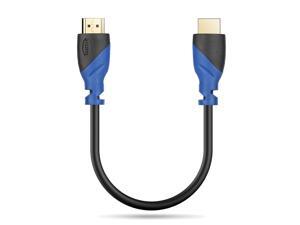 HDMI 2.0 Cable 4K, Yellowknife Cable 18Gbps High Speed HDMI Cable, 4K HDR, HDCP 2.2/1.4, 3D, 2160P, 1080P, Ethernet - High-End HDMI Cord 32AWG, Audio Return(ARC) UHD TV, Blu-ray, Monitor (1.5ft) HDMI 2.0 Cable 4K, Yellowknife Cable 18Gbps High Speed HDMI Cable, 4K HDR, HDCP 2.2/1.4, 3D, 2160P, 1080P, Ethernet - High-End HDMI Cord 32AWG, Audio Return(ARC) UHD TV, Blu-ray, Monitor (1.5ft)