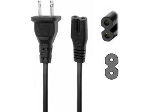2 Prong AC Power Cord Compatible with Samsung 24" 32" 40" 43" 48" 49" 50" 55" 60" 65" 75" LCD HD Smart 4K Curved TV 2 Prong AC Power Cord Compatible with Samsung 24" 32" 40" 43" 48" 49" 50" 55" 60" 65" 75" LCD HD Smart 4K Curved TV