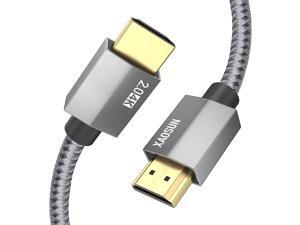 4K HDMI Cable 6.6 FT, XAOSUN Ultra HD 18Gbps HDMI 2.0 Cord - 4K 60Hz, HDR, HDCP 2.2, 3D, Ethernet, Blu-ray, Audio Return(ARC), Compatible for PS5, PS4, PS3, HDTV, Apple TV, MacBook 4K HDMI Cable 6.6 FT, XAOSUN Ultra HD 18Gbps HDMI 2.0 Cord - 4K 60Hz, HDR, HDCP 2.2, 3D, Ethernet, Blu-ray, Audio Return(ARC), Compatible for PS5, PS4, PS3, HDTV, Apple TV, MacBook