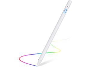 Rechargeable Pencil Digital Stylus Pen Compatible with iPad and Most Tablet silver Domiy Active Stylus Pen for Touch Screens 