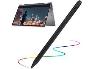 Stylus Pen for Dell 2 in 1 Laptop Pencil, Evach Capacitive High Sensitivity Digital Pencil with 1.5mm Ultra Fine Tip Stylus Pencil for Dell 2 in 1 Laptop Pen, Black