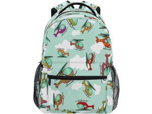 Underwater Life Fish Casual Backpack Unisex Rucksack Durable Travel Daypack Laptop Bag 