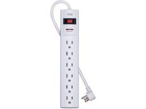 KMC 6-Outlet Surge Protector Power Strip with 15-Foot Cord, 1200 Joule, Overload Protection KMC 6-Outlet Surge Protector Power Strip with 15-Foot Cord, 1200 Joule, Overload Protection