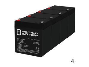 4 Pack Brand Product SUV650 Mighty Max Battery 12V 12Ah F2 Replaces APC Smart-UPS SU650VS SUVS650I