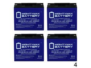 4 Pack Brand Product Mighty Max Battery 12V 22AH SLA Compatible Battery for APC SU3000RM SU3000RMNET