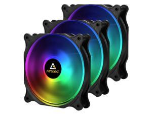 Antec 120mm RGB Case fan, RGB High Performance PC Fan, 4-pin RGB, F12 Series, 3 Packs Antec 120mm RGB Case fan, RGB High Performance PC Fan, 4-pin RGB, F12 Series, 3 Packs