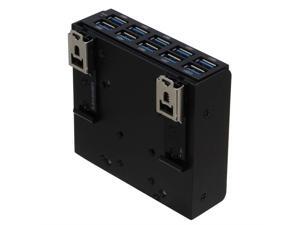 SEDNA - USB 3.1 Gen 1 (USB 3.0) 10 Port DIN-Rail Mounting Hub, for Industrial Control/Server Cabinet mounting Applications SEDNA - USB 3.1 Gen 1 (USB 3.0) 10 Port DIN-Rail Mounting Hub, for Industrial Control/Server Cabinet mounting Applications