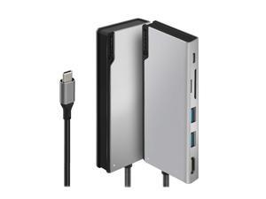 ALOGIC USB-C 6-in-1 Dock,4k HDMI, 100W Power Delivery, 2 X USB3.0 Hub, Card Reader - Space Grey ALOGIC USB-C 6-in-1 Dock,4k HDMI, 100W Power Delivery, 2 X USB3.0 Hub, Card Reader - Space Grey