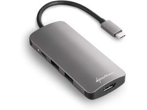 Sharkoon USB 3.0 Type C Multiport Adapter Dark Grey Sharkoon USB 3.0 Type C Multiport Adapter Dark Grey