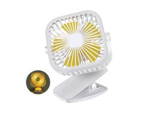 XIAOF-FEN Mini Portable Fans Desktop Rechargeable Built-in Battery Air Cooling Fan Student Dormitory Bed USB Fan USB Fan Color : Bule, Size : 2000 mAh