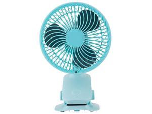 XIAOF-FEN Small Fan Mini Hanging Clip Fan Mute Rechargeable USB Powerful Wind Bedroom Dormitory Bedside USB Fan Color : Pink