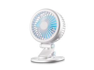 XIAOF-FEN Mini Portable Fans Desktop Rechargeable Built-in Battery Air Cooling Fan Student Dormitory Bed USB Fan USB Fan Color : Bule, Size : 2000 mAh