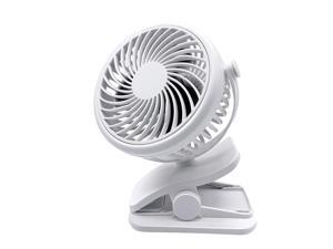 Pink USB Fan Small Big Wind Office Desktop Color : White Bed Blue Clip Student Dormitory Aishanghuayi Desk Fan Car White