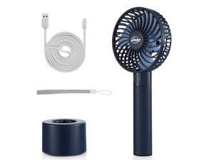 JYPHM Personal Fan Mini Handheld Fan USB Fan Small Personal Portable Fan with USB Rechargeable 2000mAh Battery Operated Cooling Electric Fan for Travel Office Room Household Pink