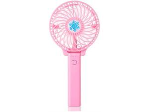 Portable USB Rechargeable,Rotary Handheld Home Office Desktop Cooler Cooling Fan Yellow Musitelying Durable